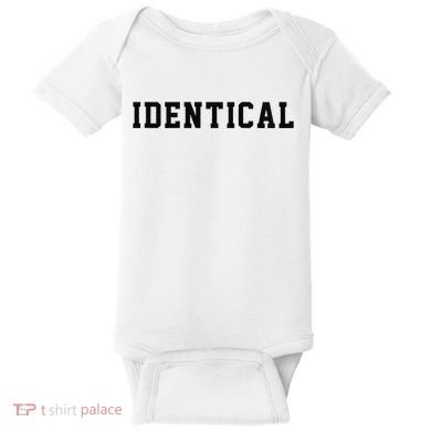 Identical Twin Raglan Baby Bodysuit