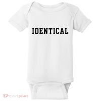 Identical Twin Raglan Baby Bodysuit thumb 0
