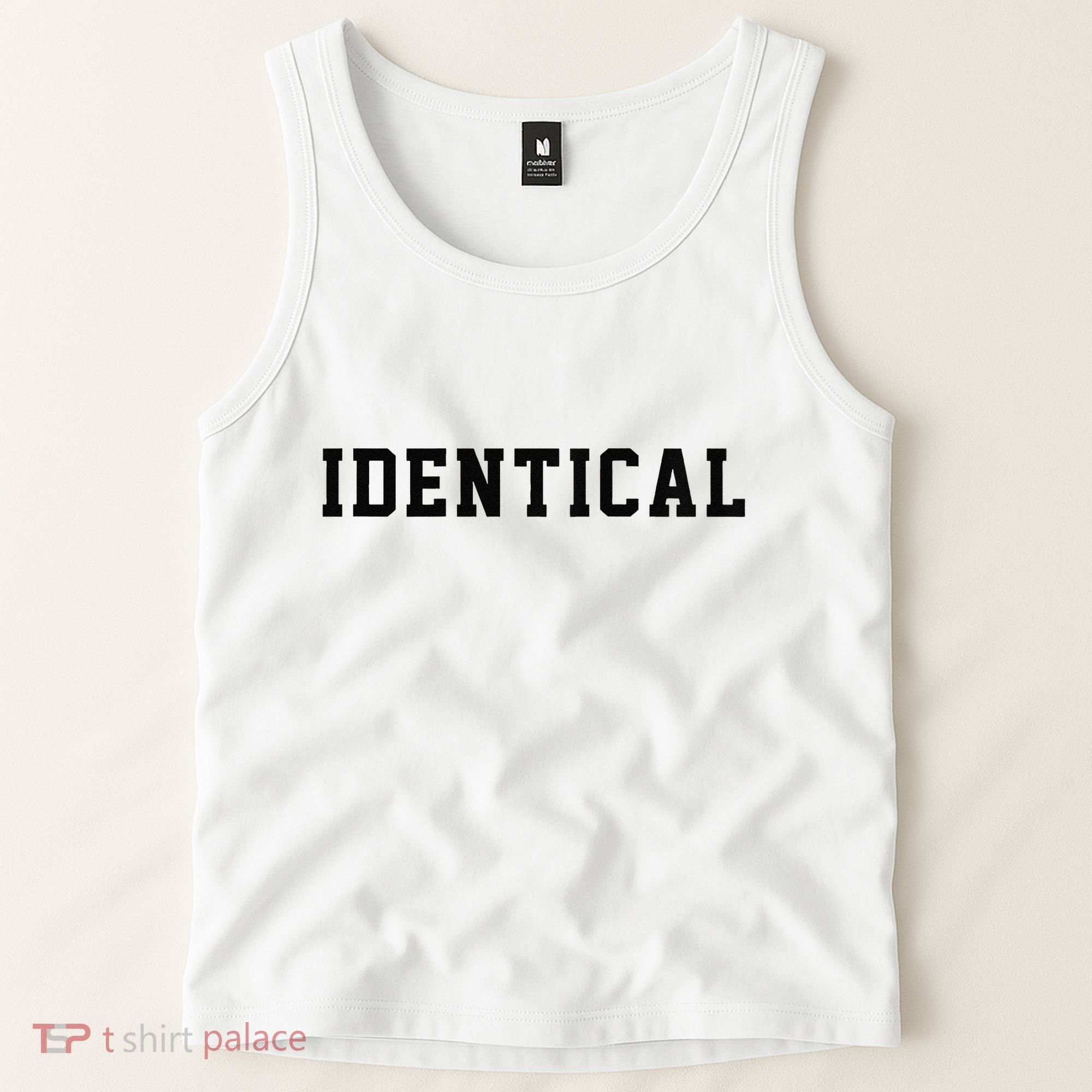 Identical Twin Raglan Tank Top