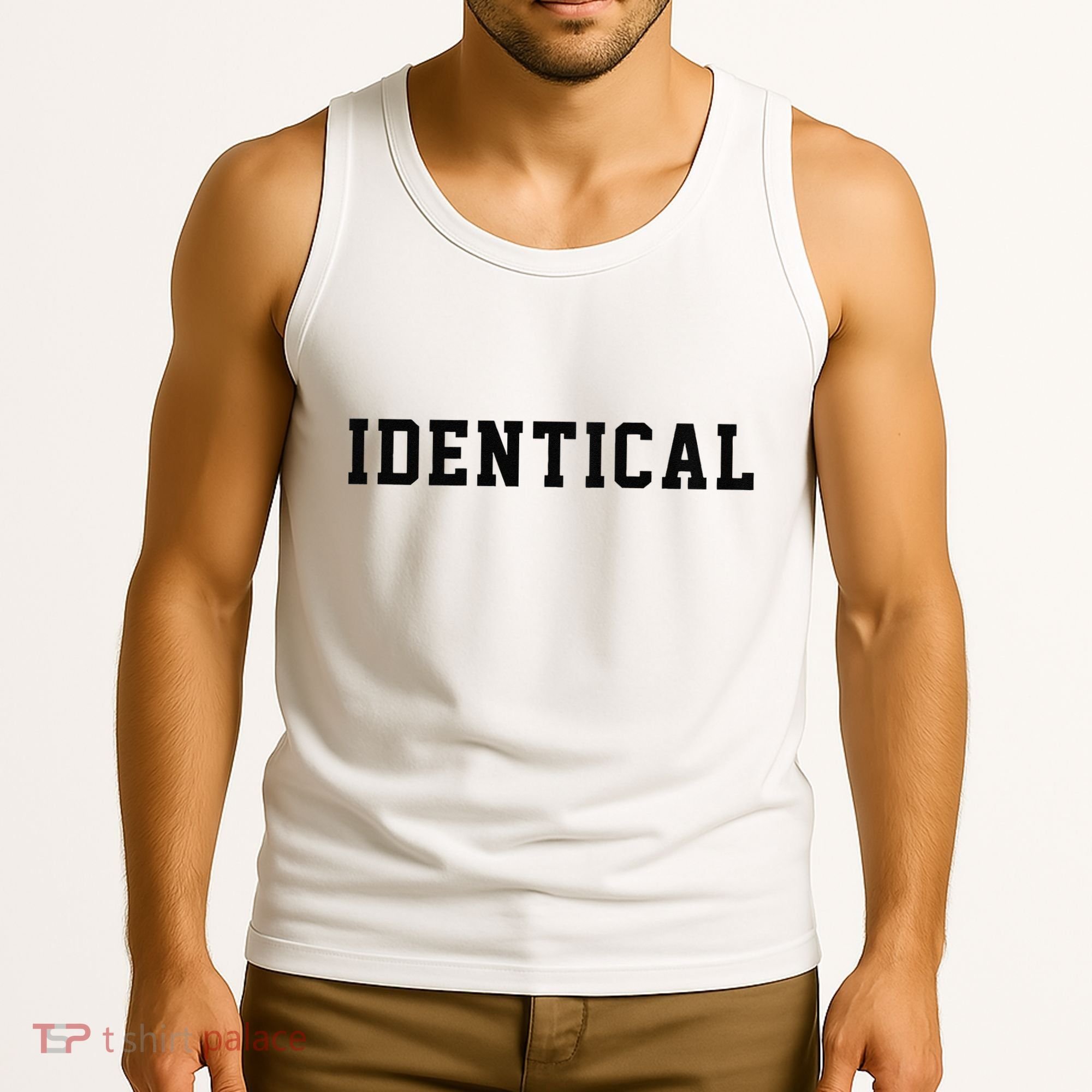 Identical Twin Raglan Tank Top