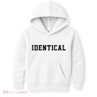 Identical Twin Raglan Kids Hoodie thumb 0