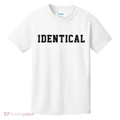 Identical Twin Raglan Kids T-Shirt