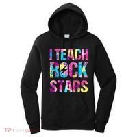 I Teach Rockstars Funny Music Teacher Back To School Women's Hoodie thumb 0