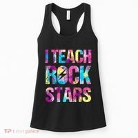 I Teach Rockstars Funny Music Teacher Back To School Women's Tank Top thumb 0