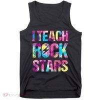 I Teach Rockstars Funny Music Teacher Back To School Tank Top thumb 0