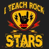 I Teach Rock Stars Music Teacher Rock On Beanie thumb 2