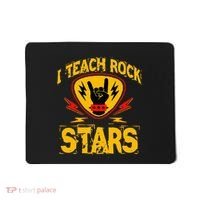 I Teach Rock Stars Music Teacher Rock On Mousepad thumb 0