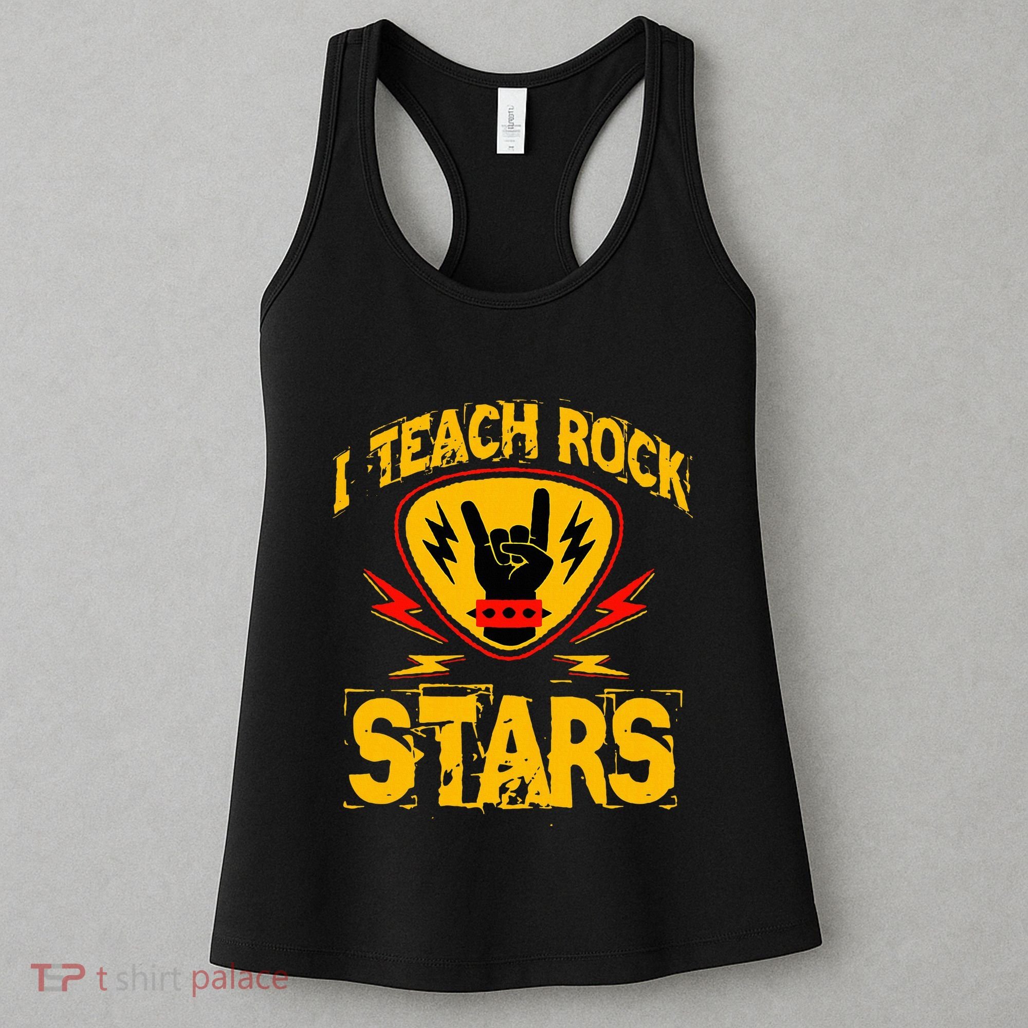 I Teach Rock Stars Music Teacher Rock On Women's Tank Top