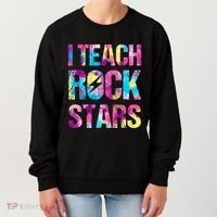I Teach Rockstars Funny Music Teacher Back To School Women's Sweatshirt thumb 0