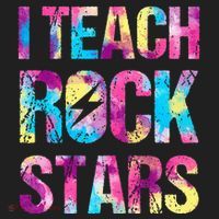 I Teach Rockstars Funny Music Teacher Back To School Women's Sweatshirt thumb 2