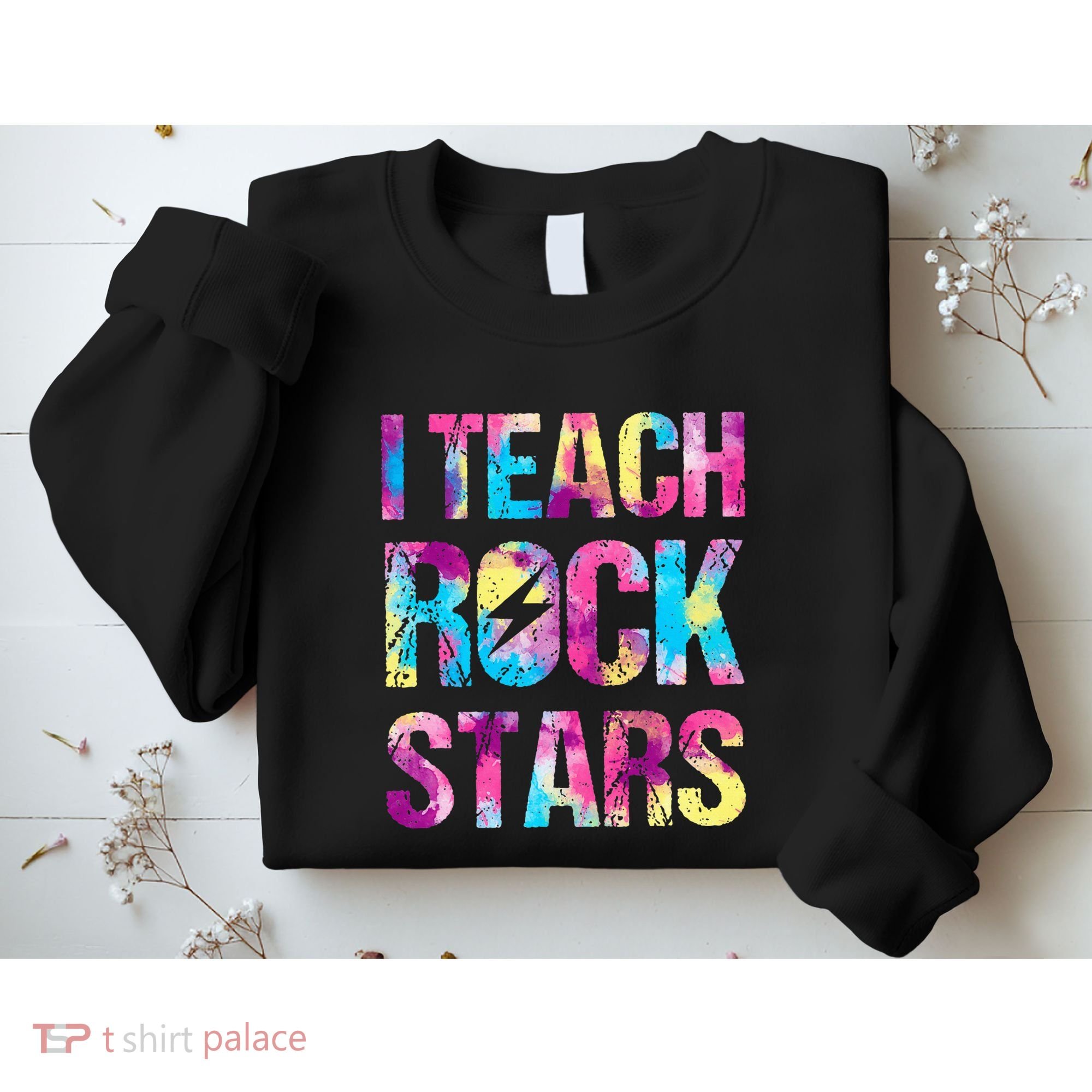 I Teach Rockstars Funny Music Teacher Back To School Sweatshirt