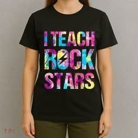 I Teach Rockstars Funny Music Teacher Back To School T-Shirt thumb 4