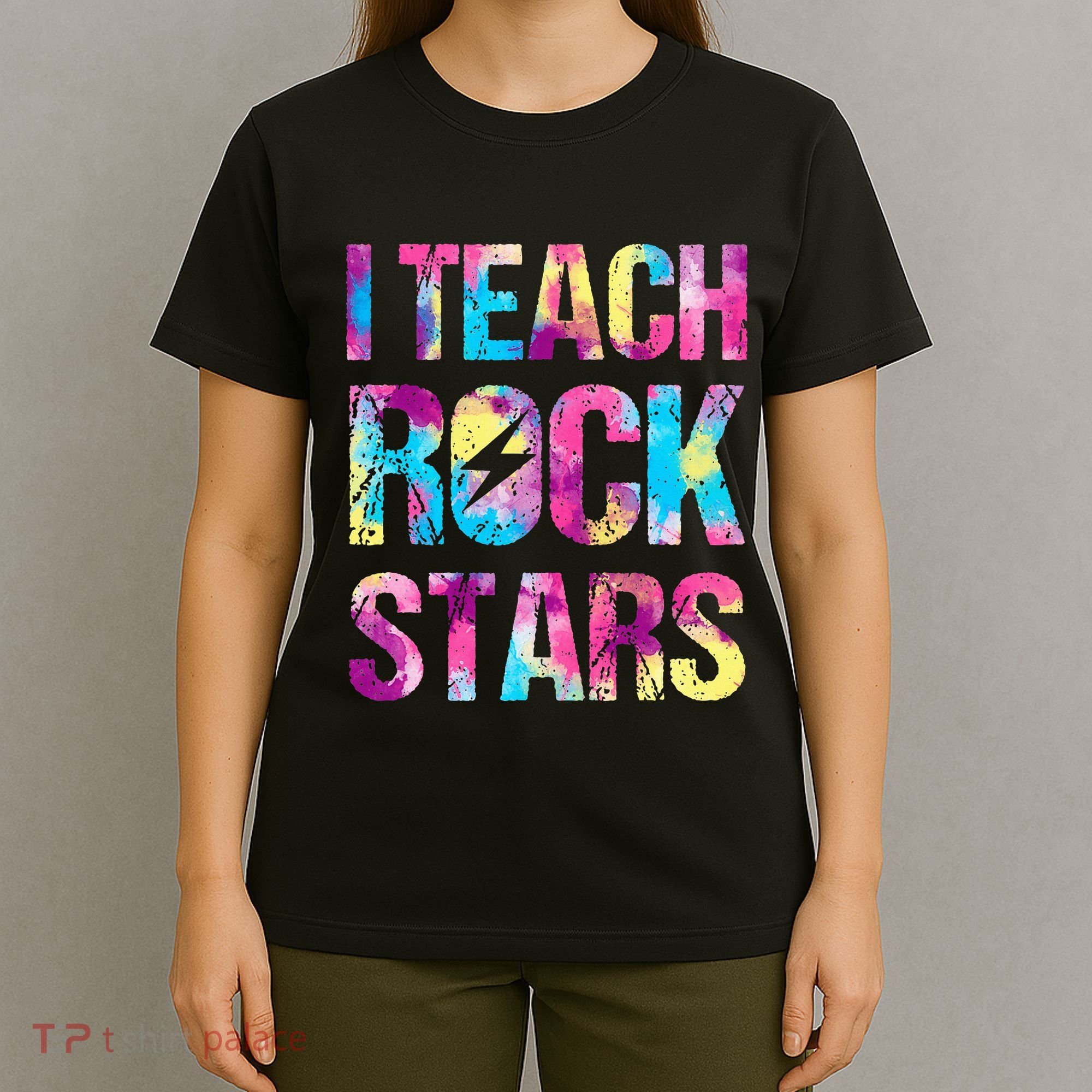 I Teach Rockstars Funny Music Teacher Back To School T-Shirt