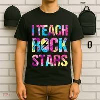 I Teach Rockstars Funny Music Teacher Back To School T-Shirt thumb 6