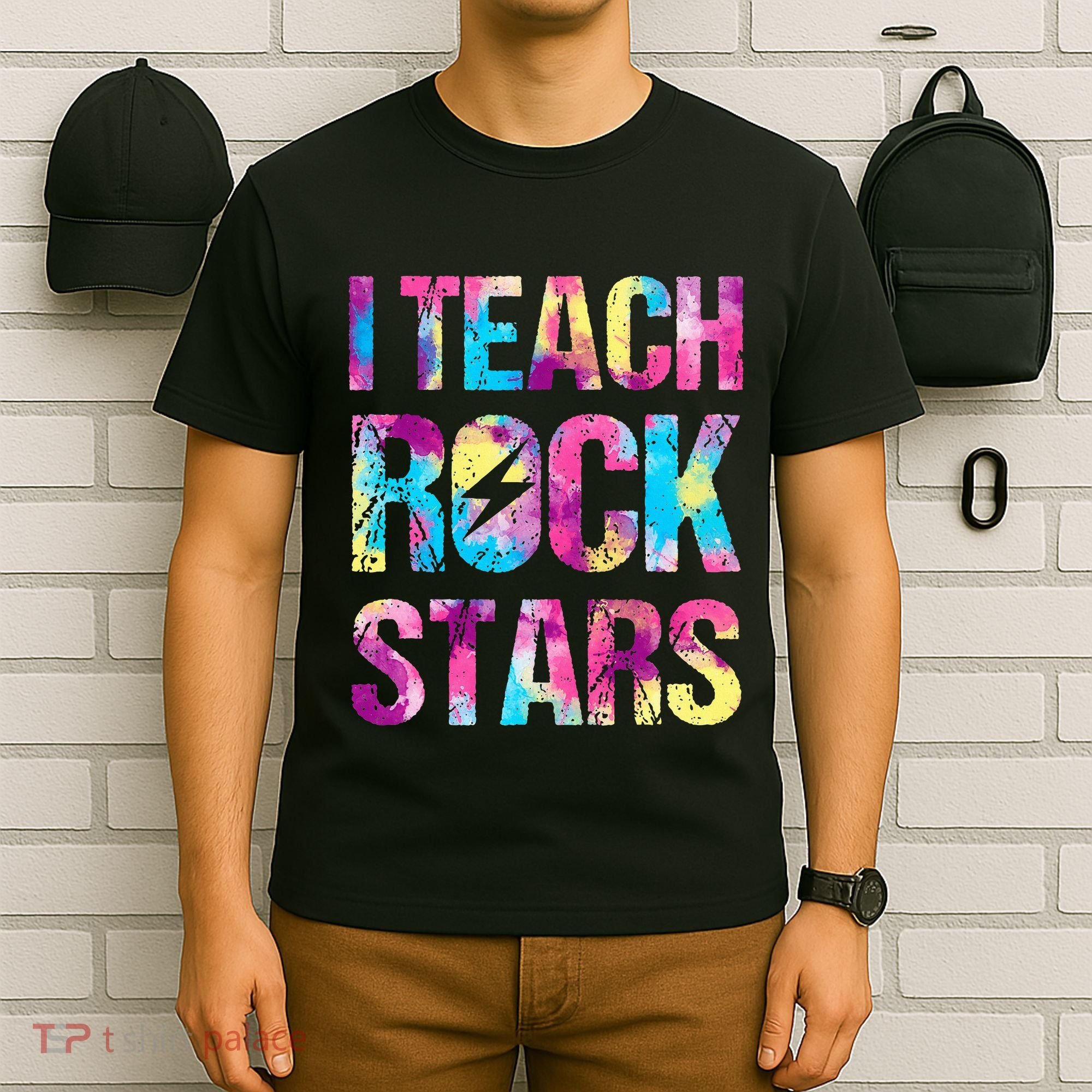 I Teach Rockstars Funny Music Teacher Back To School T-Shirt