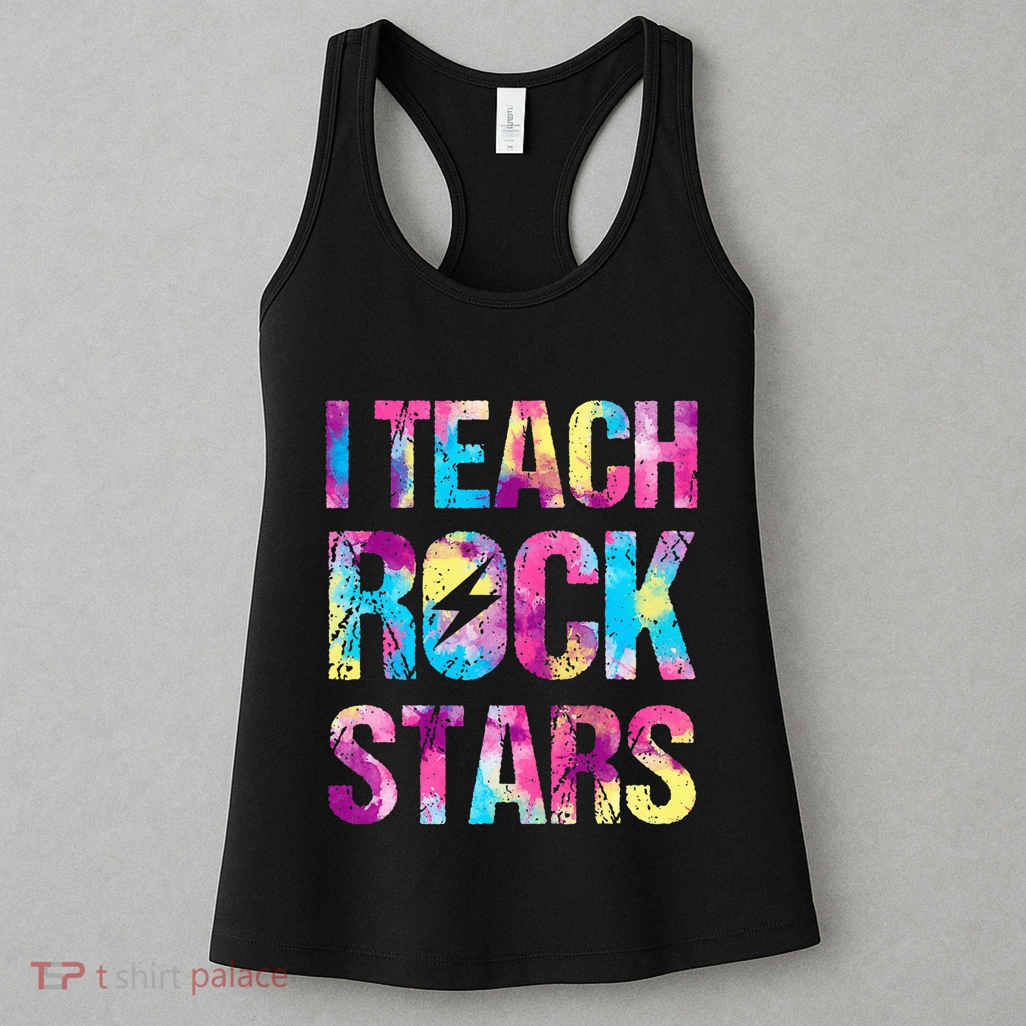 I Teach Rockstars Funny Music Teacher Back To School Women's Tank Top