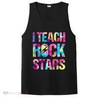 I Teach Rockstars Funny Music Teacher Back To School PosiCharge Competitor Tank thumb 0