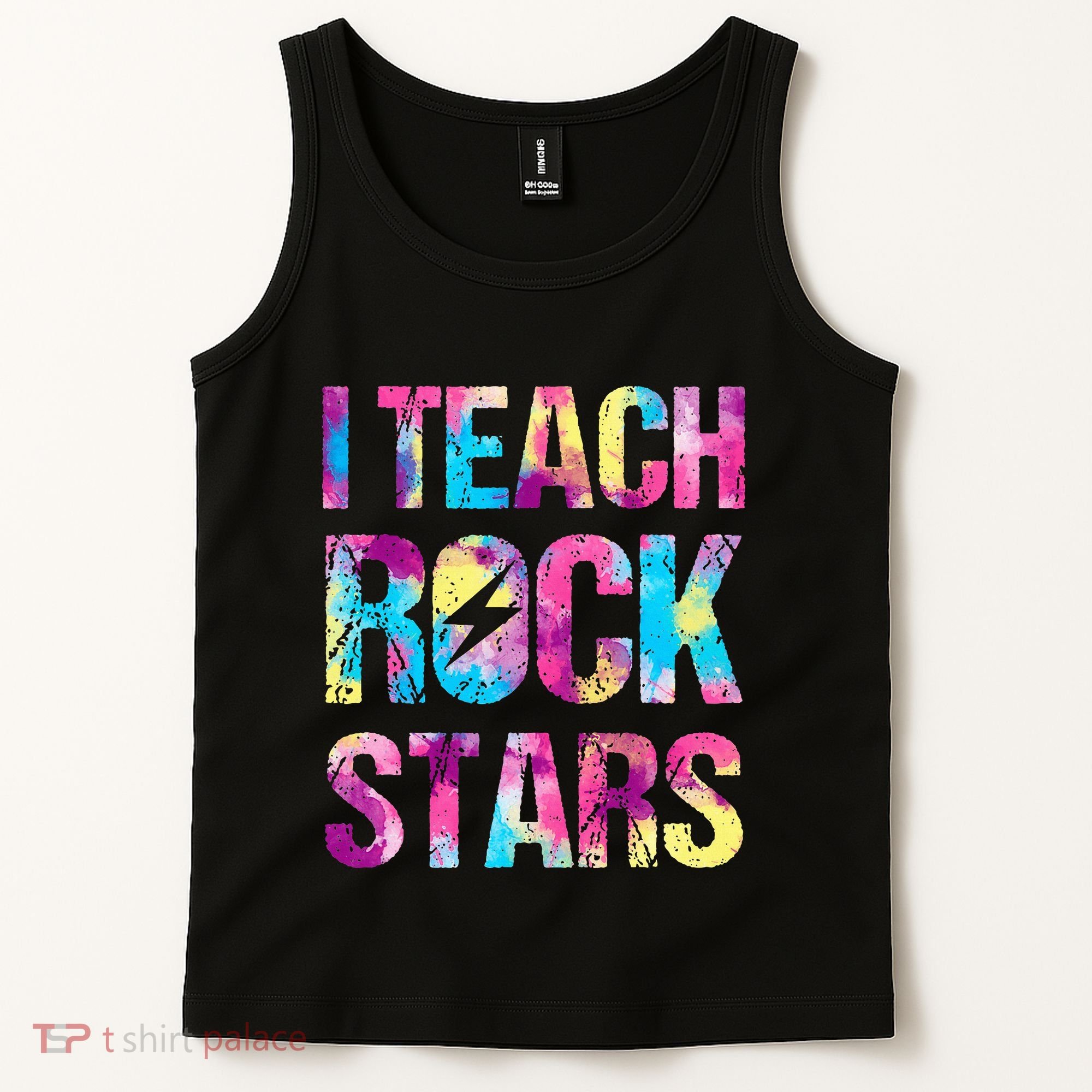 I Teach Rockstars Funny Music Teacher Back To School Tank Top