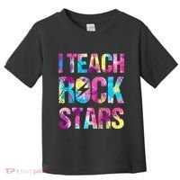 I Teach Rockstars Funny Music Teacher Back To School Toddler T-Shirt thumb 0