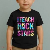 I Teach Rockstars Funny Music Teacher Back To School Toddler T-Shirt thumb 2