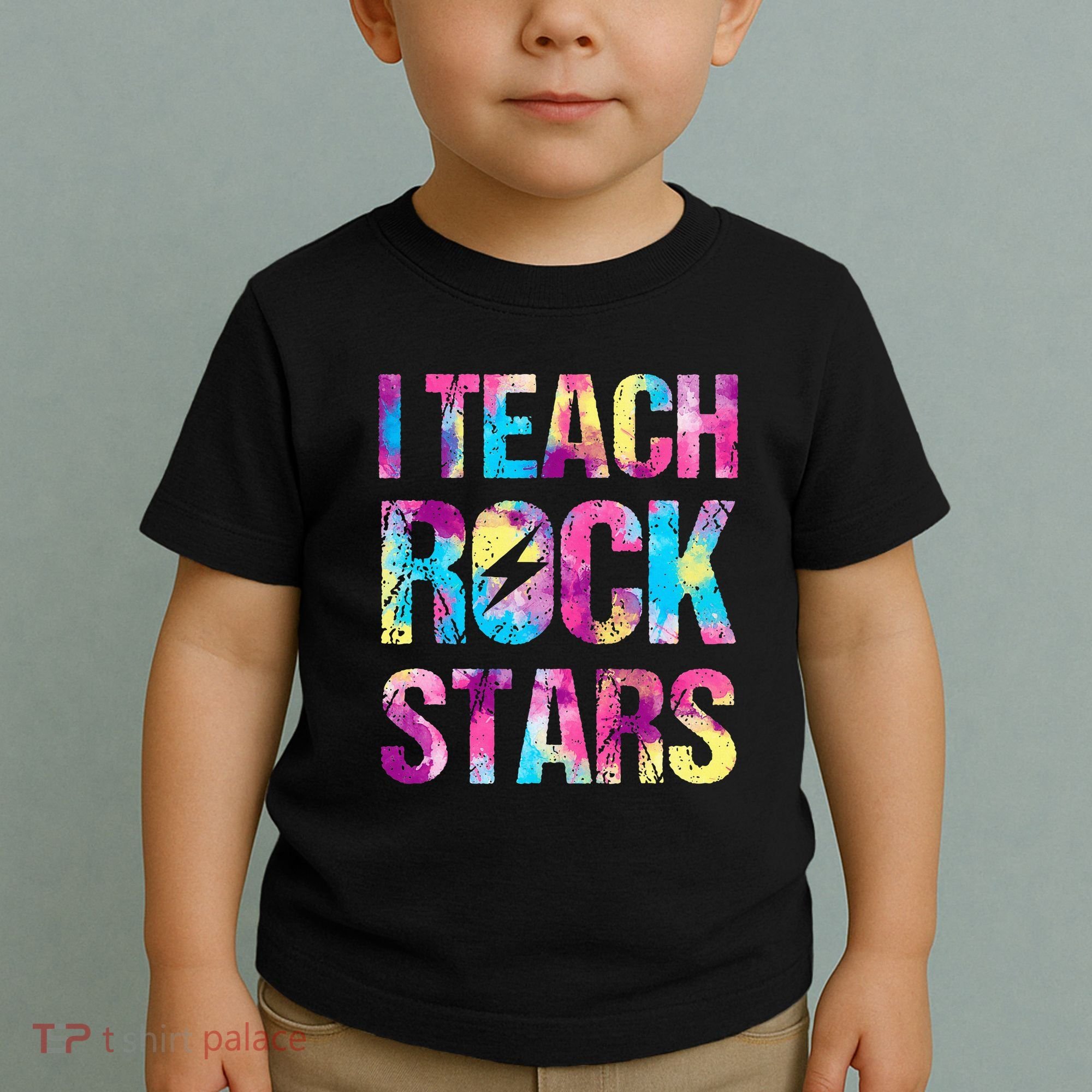 I Teach Rockstars Funny Music Teacher Back To School Toddler T-Shirt