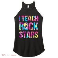 I Teach Rockstars Funny Music Teacher Back To School Women's Perfect Tri Rocker Tank thumb 0