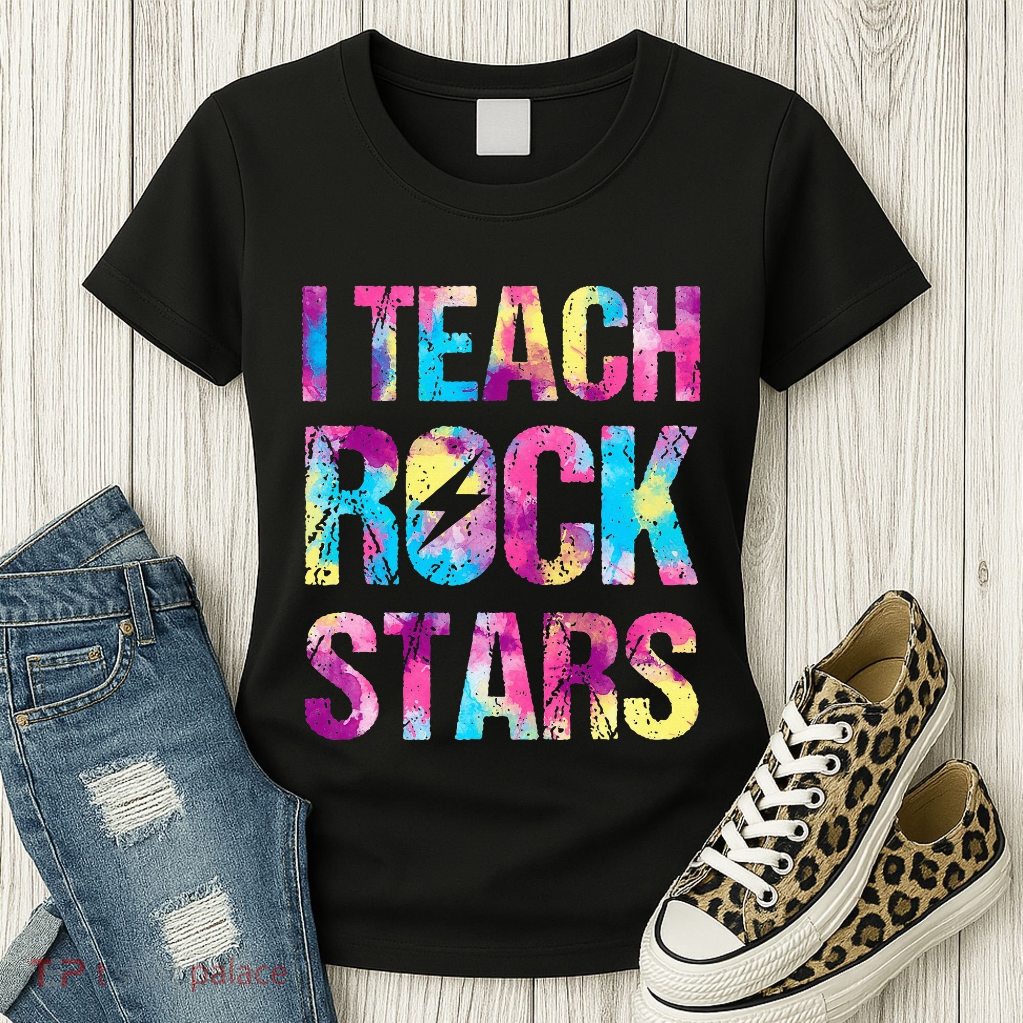 I Teach Rockstars Funny Music Teacher Back To School Women's T-Shirt