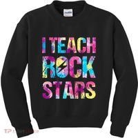 I Teach Rockstars Funny Music Teacher Back To School Kids Sweatshirt thumb 0