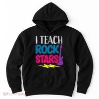 I Teach Rockstars Orchestra Music Teacher Back To School Hoodie thumb 0