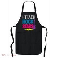 I Teach Rockstars Orchestra Music Teacher Back To School Apron thumb 0