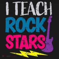 I Teach Rockstars Orchestra Music Teacher Back To School Sweatshirt thumb 3