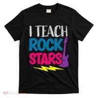 I Teach Rockstars Orchestra Music Teacher Back To School T-Shirt thumb 0