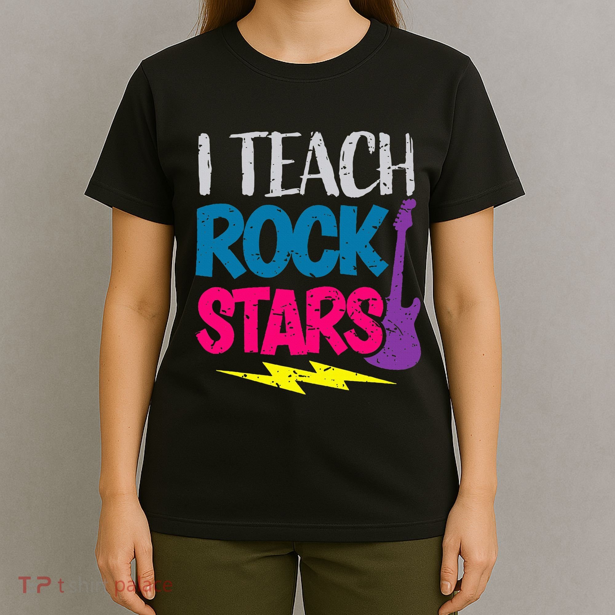 I Teach Rockstars Orchestra Music Teacher Back To School T-Shirt