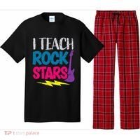 I Teach Rockstars Orchestra Music Teacher Back To School Pajama Set thumb 0
