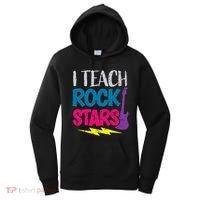 I Teach Rockstars Orchestra Music Teacher Back To School Women's Hoodie thumb 0