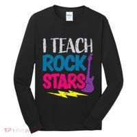 I Teach Rockstars Orchestra Music Teacher Back To School Tall Long Sleeve Shirt thumb 0