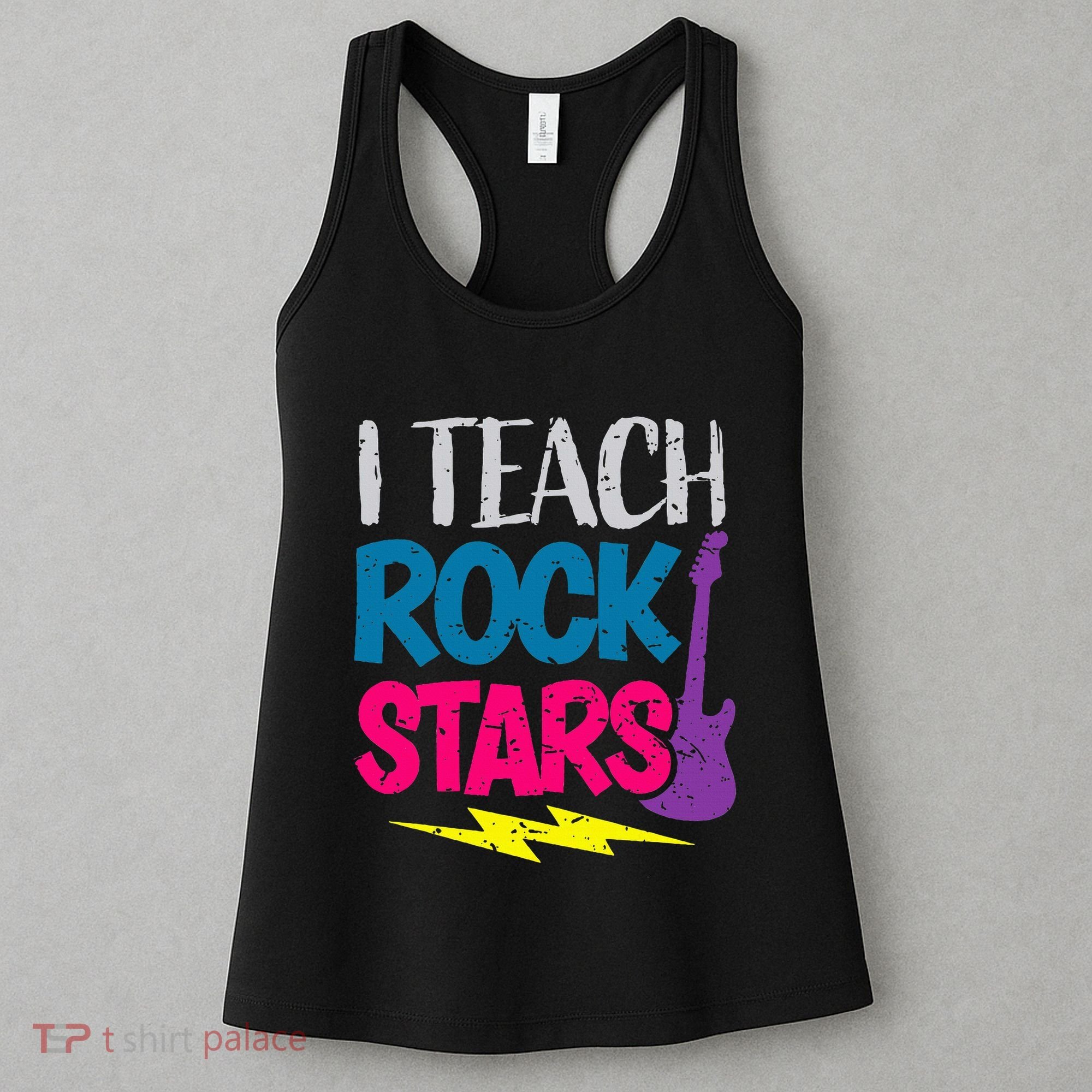I Teach Rockstars Orchestra Music Teacher Back To School Women's Tank Top