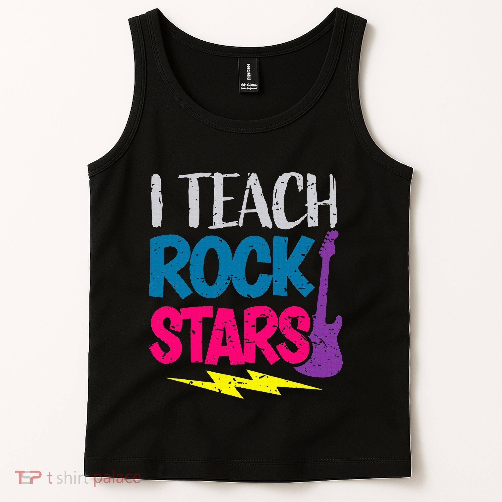 I Teach Rockstars Orchestra Music Teacher Back To School Tank Top