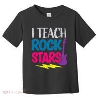I Teach Rockstars Orchestra Music Teacher Back To School Toddler T-Shirt thumb 0