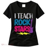 I Teach Rockstars Orchestra Music Teacher Back To School Women's T-Shirt thumb 0