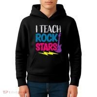 I Teach Rockstars Orchestra Music Teacher Back To School Kids Hoodie thumb 4