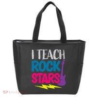 I Teach Rockstars Orchestra Music Teacher Back To School Tote Bag thumb 0