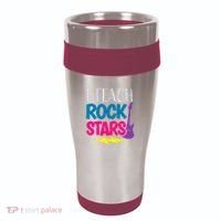 I Teach Rockstars Orchestra Music Teacher Back To School 16oz Travel Tumbler thumb 0