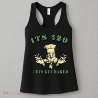 It's 420 Lets Get Baked Women's Tank Top thumb 3