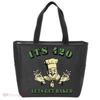It's 420 Lets Get Baked Tote Bag thumb 0
