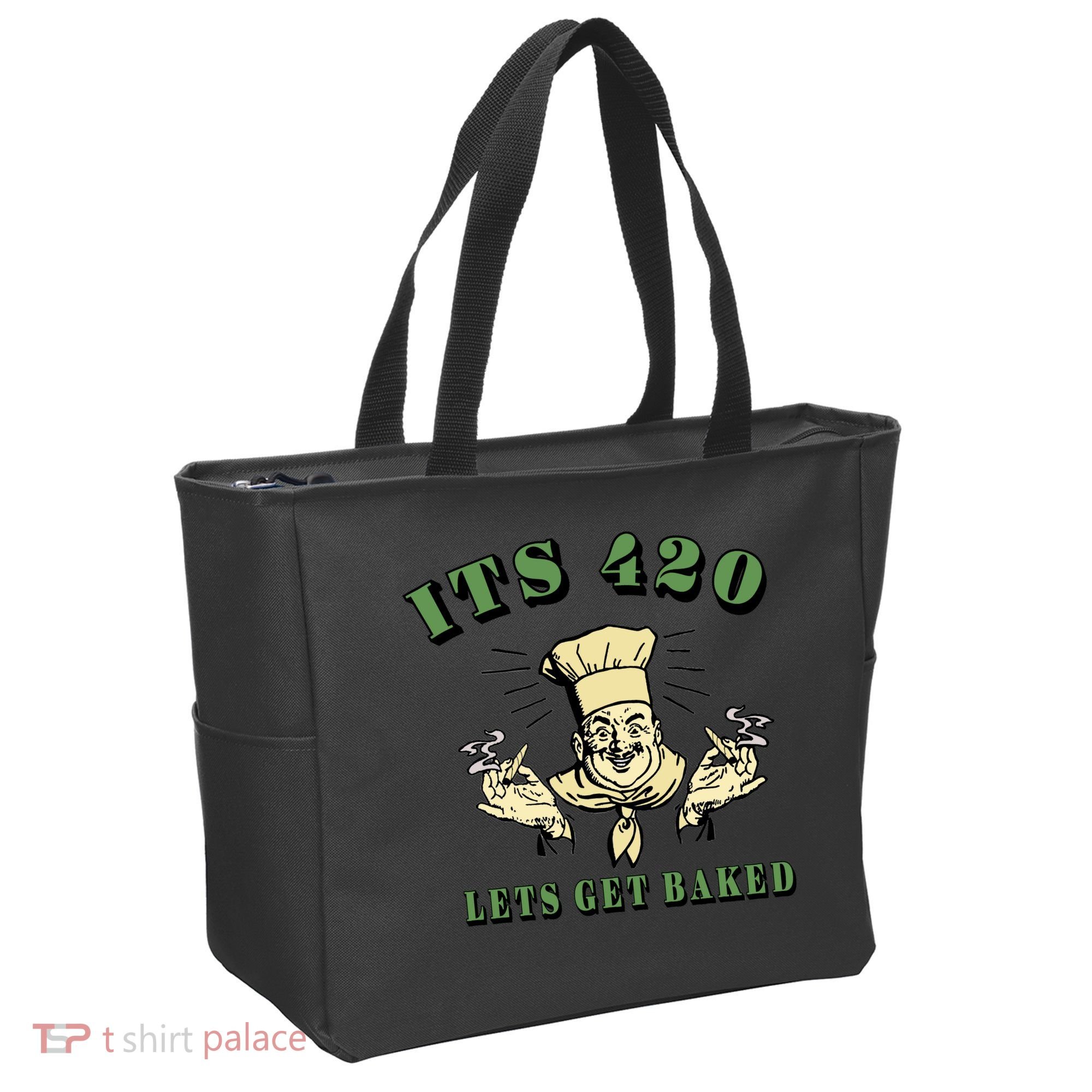 It's 420 Lets Get Baked Tote Bag