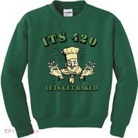 It's 420 Lets Get Baked Kids Sweatshirt thumb 0