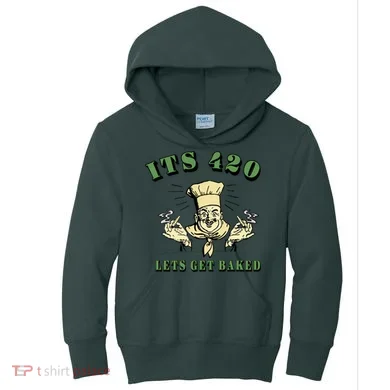 It's 420 Lets Get Baked Kids Hoodie