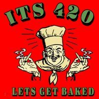 It's 420 Lets Get Baked Santa Hat thumb 1