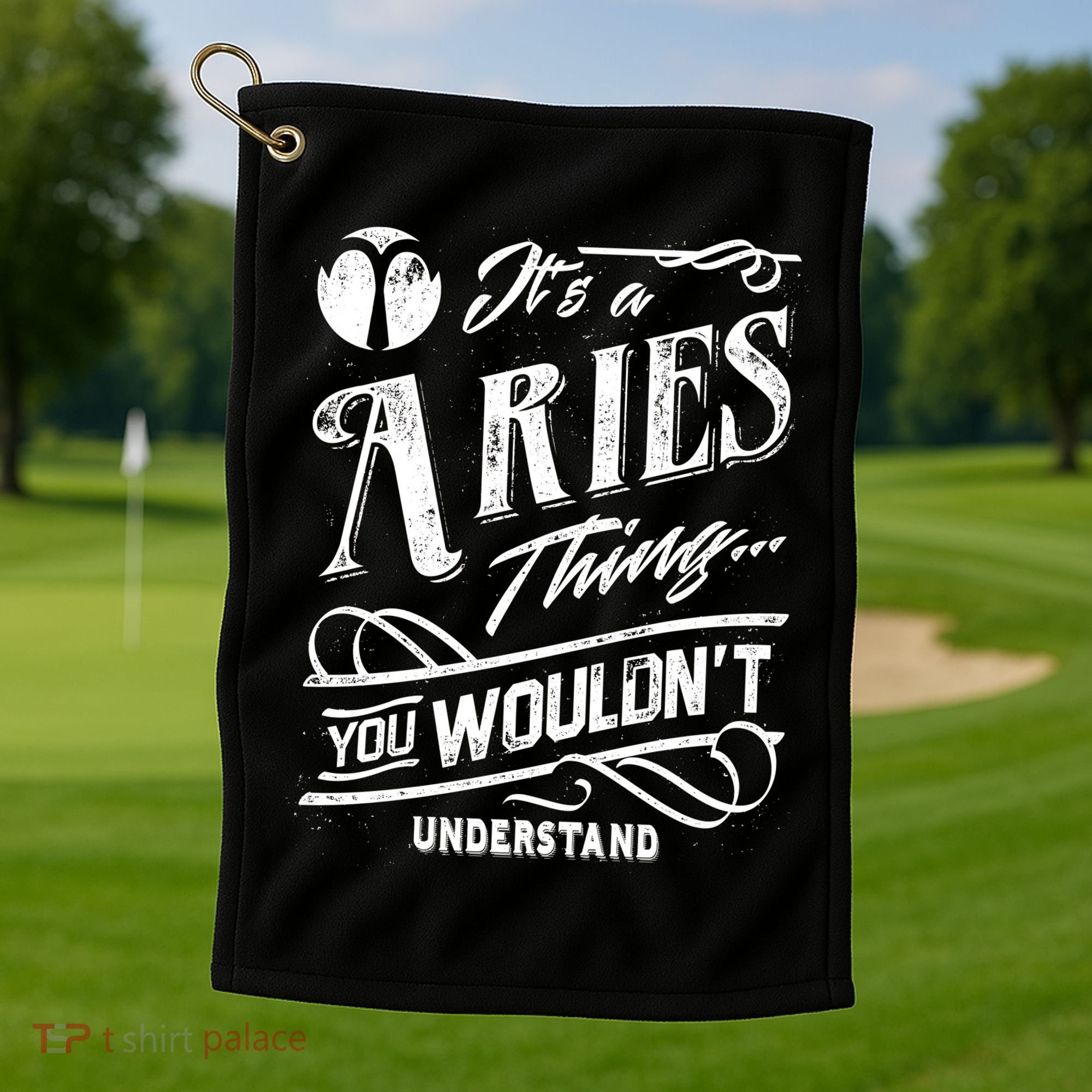 It's a Aries Thing Zodiac Sign Horoscope Golf Towel